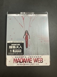 （全新) 港版 鐵盒 蜘蛛夫人 MADAME WEB 4K ULTRA HD + Blu-ray