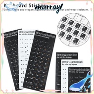 MURRAY Hebrew Letter Desktop Computer Non-slip Laptop Label Sticker