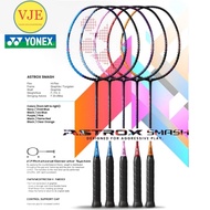 YONEX ASTROX SMASH ORIGINAL BADMINTON RACKET + Grip + Bag + String
