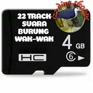 4GB MEMORI KAD SUARA BURUNG WAK-WAK (22 TRACK)