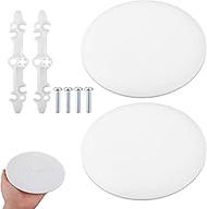 CP3540 Round Ceiling Cover Plate, Paintable White Plastic Cover Plate Electrical Installation Boxes 