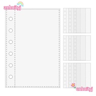 AHTY Card Protector Sleeves, A7 6-Ring A7 Binder Pages, Inner Page Card Binder