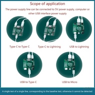 Kiki USB Cable Triad- Tester 4-in-1 Data Wire Test Precise Type-C IOS Micro-USB USB Cable Triad- Tester for Cellphone