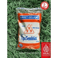 Karet Gelang Mentah Murah 1 Kg Cap Tiga Sembilan 999 - Grosir