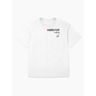 F1 Rider Lewis Hamilton 44-Ferrari Fleet Pattern Merchandise Pure Cotton
