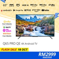 PRISM+ Q65 PRO QE 4K Android TV 65 inch Quantum Colors Google Playstore Inbuilt Chromecast