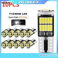 HLINKEY หลอดไฟป้ายทะเบียนรถไฟอ่านหนังสือรถยนต์ T10 W5W 10ชิ้นไฟ Led รถไม่มีข้อผิดพลาด T10ไฟเก๋งรถยนต