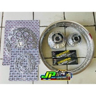 Rim set for raider 150 with front and rear disc plate
