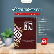 Quran Custom Name A6 | Florish Quran | Tajwid Quran | Al Mumtaz | Color Memorizing | Florish Mutqin | And Greetings | Plus Name | Name For | The Quran With | Al Khumira | Use Your Name | Medium Size | - A6 Size