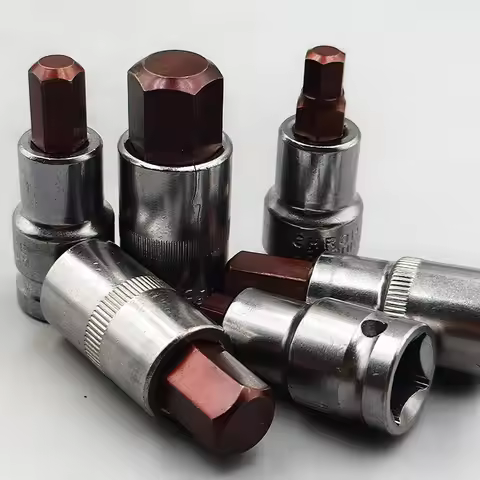 1/2 Hex Bit Socket Hexgon Bits 55/100/300mm Long Adapter Allen Key Spanner Ratchet Wrench H3 H4 H5 H