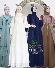 Athelia By Sanita ORI Gamis Syari Kekinian BestSeller Terlaris Termura