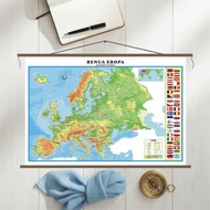 Small European Continent Frame Map