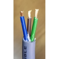 LOOSE CUT PURE COPPER 3CORE FLEXIBLE CABLE 70/0076, 40/0076, 23/0016