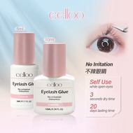 Eelloo 3 Seconds DIY Self-Use Eyelashes Extension Glue Non-irritating Quick Drying Adhesive Black La