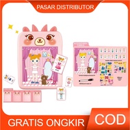 Mainan Anak CHANGING SERIES MAGNETIC PLAY A395 Mainan Anak Karakter Ganti Pakaian Bepe Anak Mainan A