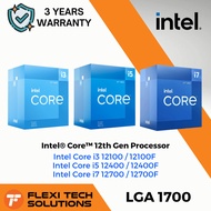 Flexi Tech INTEL CORE 12th GEN  i3 12100/ 12100F/ i5 12400/ 12400F/ i7 12700/ 12700F PROCESSOR