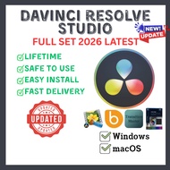 DaVinci Resolve Studio Full Set Latest 2026 Windows/macOS