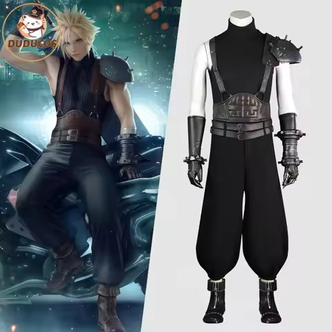 Cloud Strife Cosplay Costume Game FF Cosplay【XS-3XL】DUDU-SR Men Costume Cloud Cosplay FF Plus Size
