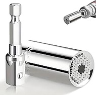 Super Universal Socket for Standard 1/4'' - 3/4'' Metric 7mm-19mm, Multi-Function, Adjustable Socket