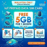Celcom IoT Prepaid CCTV GPS SoundBox Walkie Talkie Data SIM Card