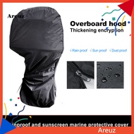 ARE Outboard Engine Cover Snowproof Motor Cover Waterproof Outboard Motor Cover Universal Fit Engine Protector for Boat Uv-resistant Zipper Cover