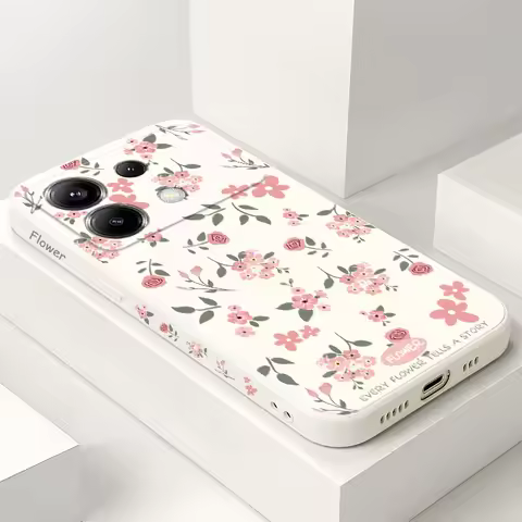 Floral Scent Phone Case For Xiaomi Poco F8 F7 X7 X6 F6 M6 M5 M5S F5 X5 F4 X4 M4 F3 M3 X3 Pro 4G 5G G