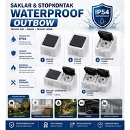 WATERPROOF Outbow Socket Switch IP54 SNI