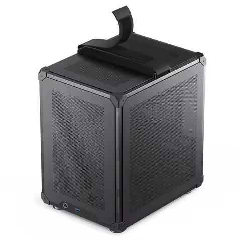 C6-ITX Handle Case MATX ITX MESH Boards Type-c ATX Power Supply Desktop Game Office Small Cooling Co