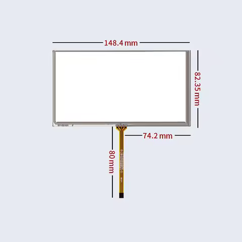6.1 Inch 149*83mm Touch Screen for A061VW01 V0/CLAA061LA0FCW/CLAA061LA0ACW Resistive touch Digitizer