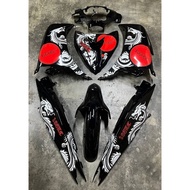 Cover Set LC135 V4-V7 Drangon Style Special Edition Lc135 Cover Black Siap Tampla