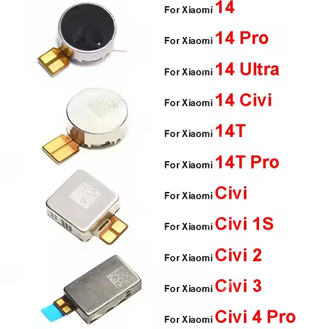 For Xiaomi 14 14T Civi 1S 2 3 4 Pro Ultra Vibration Module Cell Phone Motor Ribbon Flex Cable Access