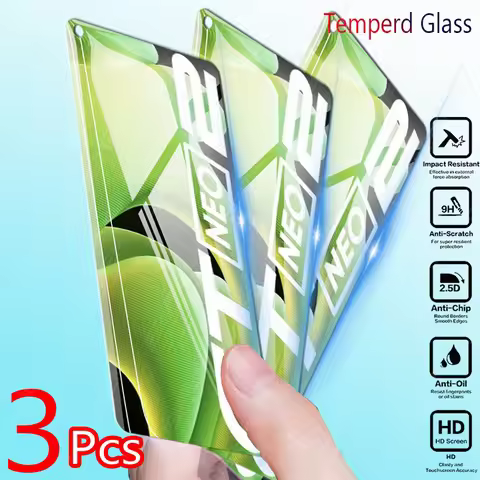 3PCS 3 PCS Tempered Glass For Realme Real me GT 2 NEO NEO2T NEO2 3 2T MASTER 5G 5 6 7 8 9 9i 8i Pro 