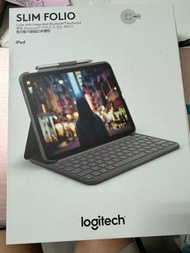 Logitech 羅技 slim folio 藍牙鍵盤 保護殼 iPad 10適用