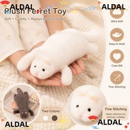 ALDAL Ferret Plush Pillow, Soft Plush Cute Expression Stuffed Ferret Toy,  Fluffy Texture Dense Stit