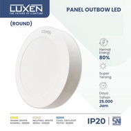 Lampu LED Panel LUXEN / Downlight LED LUXEN Panel 6W BULAT OUTBOW