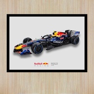 2026 Red Bull RB22 F1 Poster Canvas Print F1 Car Poster F1 Poster Max Verstappen Poster Isack Hadjar