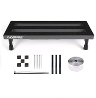 GHOSTFIRE 19.7x7แท่นเหยียบกีตาร์อลูมิเนียมอัลลอยด์1.1 ปอนด์บอร์ดเหยียบเอฟเฟกต์แสงซุปเปอร์ SPL-02