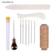 ruierddd 11 Leather Craft Bookbinding Kit Starter Tools Set Bone Folder Paper Creaser .