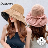 BSUNS Bucket Hat Spring Summer Panama Hat Anti-UV Portable Sun Hat