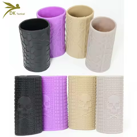 Tactical Anti Slip Grip Rubber Sleeve Security Handguard Handle Rubber Cover For G17G18G19 AK M4 HK4