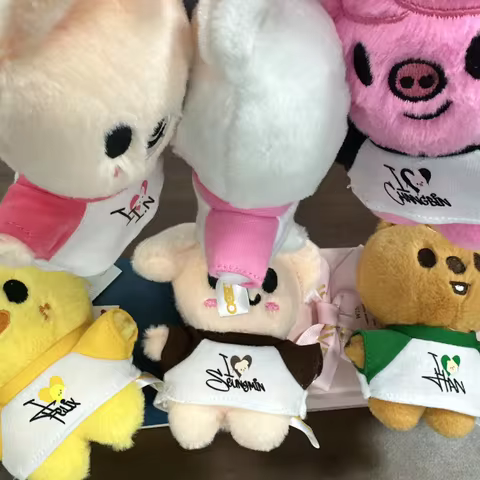 New SKZOO Plush Dolls For Stray Kids Felix BANGCHAN Lovely Bag Decoration Pendant Kpop Peripheral Co