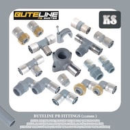 BUTELINE PB FITTINGS 22MM (HOT WATER)