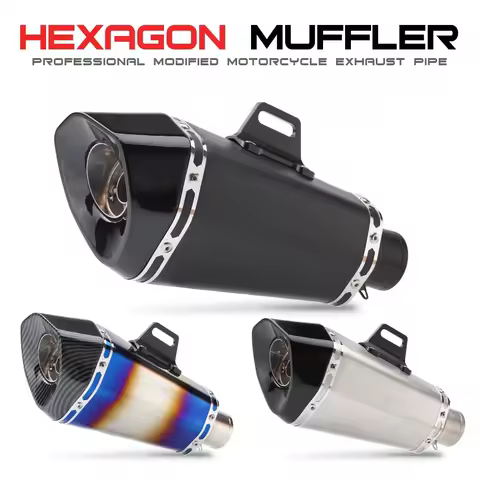 Universal 51MM motorcycle exhaust muffler pipe scooter racing exhaust For Honda Yamaha s1000RR cbr10