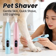 Pet paw trimmer, fur remover gloves, brush for cats, safe & precise, USB rechargeable