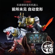 樂森機器人Robosen 變形金剛 G1 機器恐龍 鋼索 變形機器人