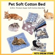 Pet soft sleeping bed S/M/L cat bed pet nest pad rabbit mat super soft bed cat fluffy bed guinea pig