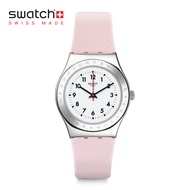 Swatch Irony Medium PINK REFLEXION YLS200 Pink Silicone Strap Watch