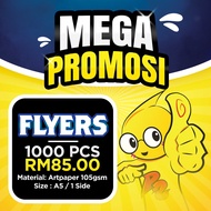 Flyers/BROCHURE/LEAFLET/DIGITAL PRINTING/OFFSET PRINTING/CETAK RISALAH/CETAK FLYERS MURAH