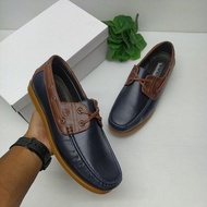 [READY STOCKS] LOAFER TIMBERLAND NAVY BLUE BROWN NEW