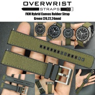สายนาฬิการุ่น FKM Hybrid Canvas Rubber Strap